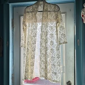 Beautiful flower lace cardigan